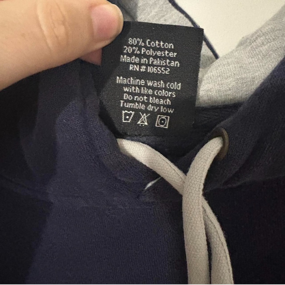 Navy Blue Hoodie - Picture 3 of 4